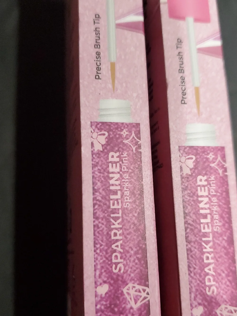 2pack sparklepink beauty dollhouse cowgirl pink precise brush tip liner new FREE